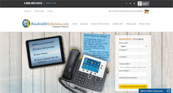 Desktop Screenshot of bandwidthsolutions.com